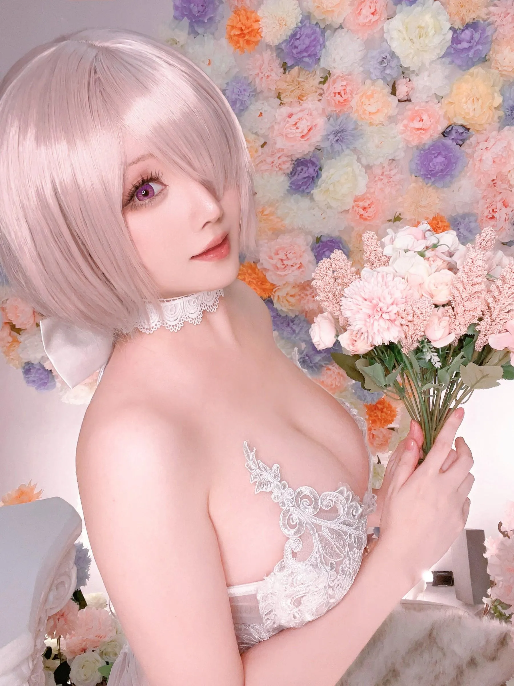 星之迟迟 – NO.141 FGO-玛修同人婚纱 [79P]插图
